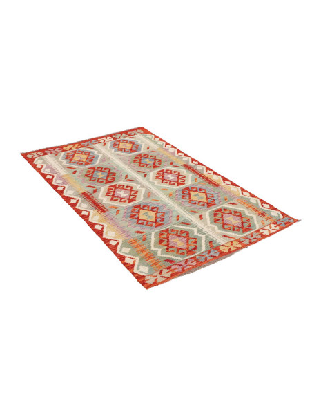 Hand Made Rug Kilim Afghanistan 97x153 Red Ligh