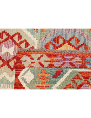 Hand Made Rug Kilim Afghanistan 97x153 Red Ligh