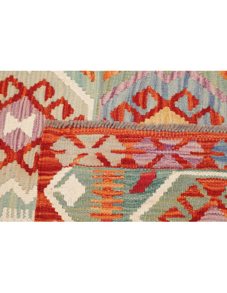 Hand Made Rug Kilim Afghanistan 97x153 Red Ligh