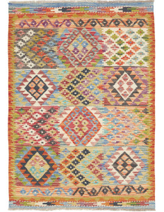 Hand Made Rug Kilim Afghanistan 101x140 Multico