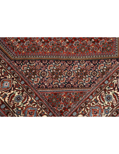 Bidjar 140x228 Cm Bidjar Persia Hand-carded Wool Cotton
