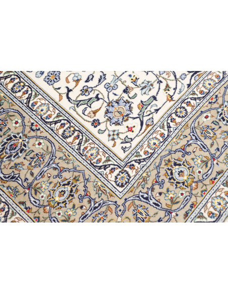 Tappeto Originale Kashan Persia 235x310 Avorio