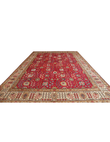 Tappeto Originale Tabriz Persia 296x400 Rosso B