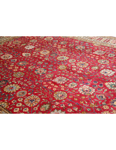 Hand Made Rug Tabriz Persia 296x400 Red Beige