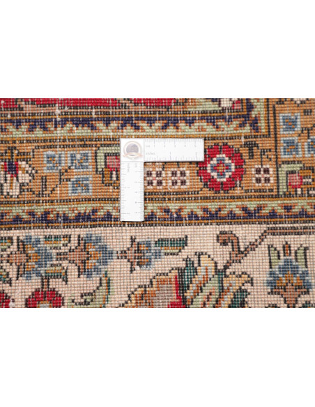 Hand Made Rug Tabriz Persia 296x400 Red Beige