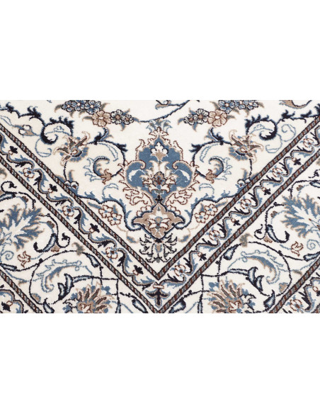 Hand Made Rug Nain Kashmar Persia 198x295 Ivory