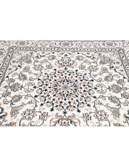 Hand Made Rug Nain Kashmar Persia 195x205 Ivory