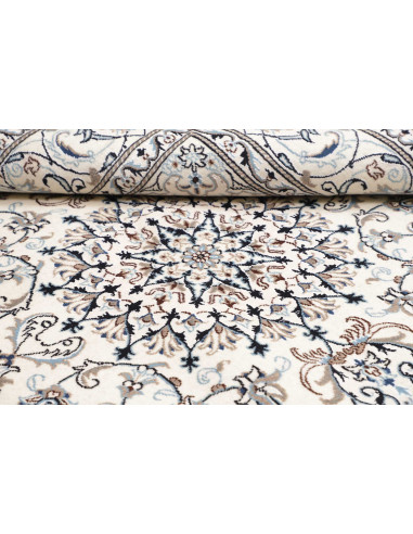 Hand Made Rug Nain Kashmar Persia 195x205 Ivory
