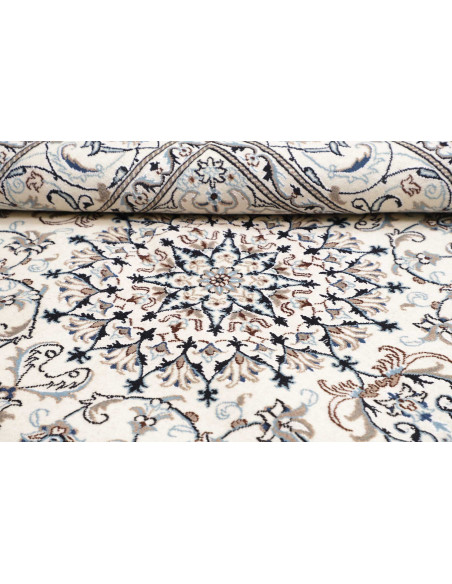 Hand Made Rug Nain Kashmar Persia 195x205 Ivory
