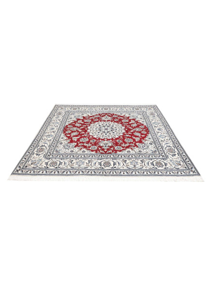 Hand Made Rug Nain Kashmar Persia 194x192 Ivory