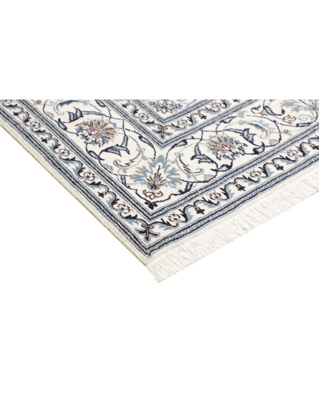 Hand Made Rug Nain Kashmar Persia 194x192 Ivory