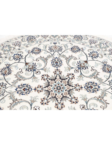 Hand Made Rug Nain Kashmar Persia 140x152 Ivory