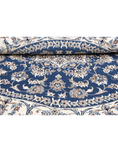 Hand Made Rug Nain Kashmar Persia 200x200 Blue