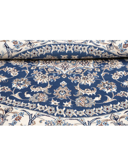 Hand Made Rug Nain Kashmar Persia 200x200 Blue