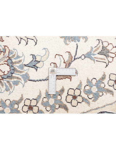 Hand Made Rug Nain Kashmar Persia 200x200 Blue
