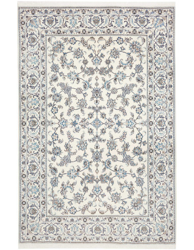 Hand Made Rug Nain Kashmar Persia 194x302 Ivory