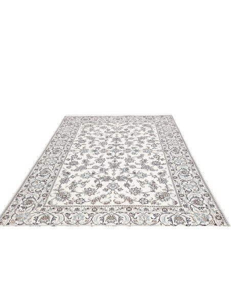 Hand Made Rug Nain Kashmar Persia 194x302 Ivory