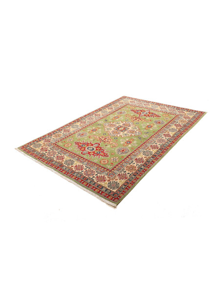 Hand Made Rug Kazak Afghanistan 148x205 Green R