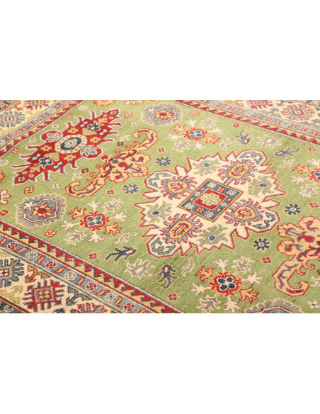 Hand Made Rug Kazak Afghanistan 148x205 Green R