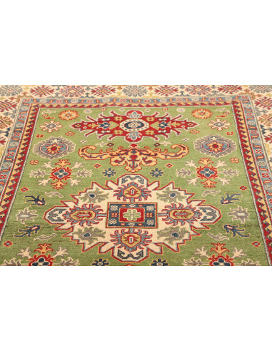 Hand Made Rug Kazak Afghanistan 148x205 Green R