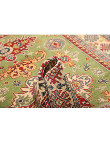 Hand Made Rug Kazak Afghanistan 148x205 Green R