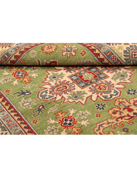 Hand Made Rug Kazak Afghanistan 148x205 Green R