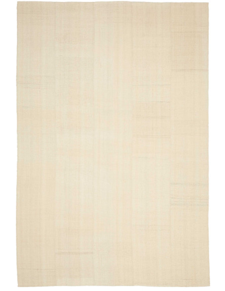 Hand Made Rug Modern Kilim Persia 208x305 Ivory