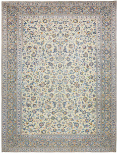 Tappeto Originale Kashan Persia 293x388 Avorio