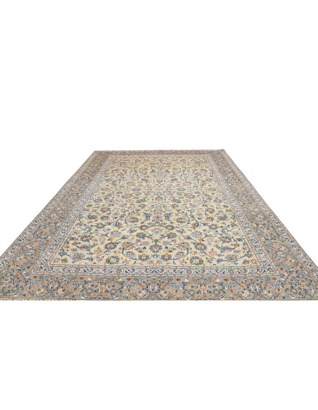 Tappeto Originale Kashan Persia 293x388 Avorio