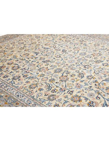 Tappeto Originale Kashan Persia 293x388 Avorio