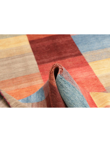 Hand Made Rug Mosaic Pakistan 199x291 Multicolo