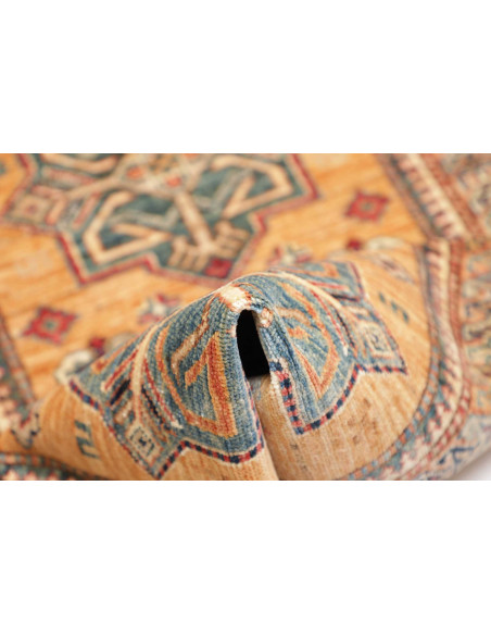 Hand Made Rug Kazak Fine Pakistan 78x306 Orange