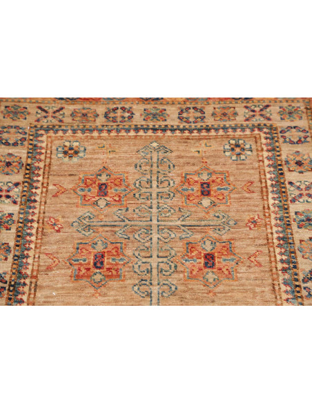Hand Made Rug Kazak Fine Pakistan 80x248 Beige