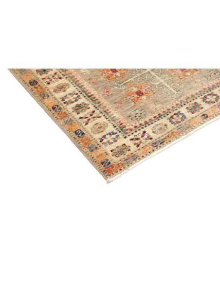 Hand Made Rug Kazak Fine Pakistan 82x244 Beige
