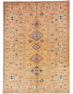 Hand Made Rug Kazak Fine Pakistan 149x205 Beige