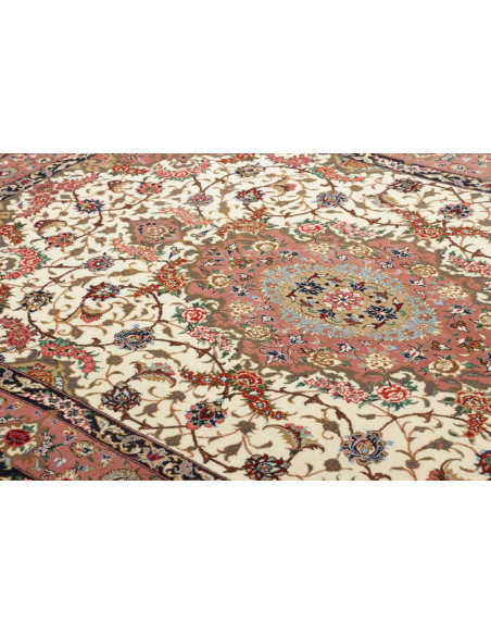 Tappeto Ilaam Persia 131x194 Rosa Antico Crema