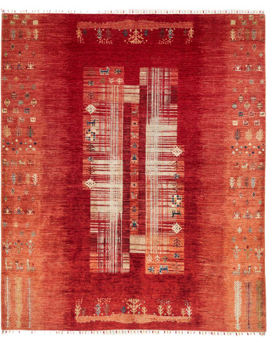 Hand Made Rug Gabbeh Nova Pakistan 244x290 Red