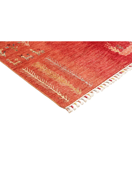 Hand Made Rug Gabbeh Nova Pakistan 244x290 Red