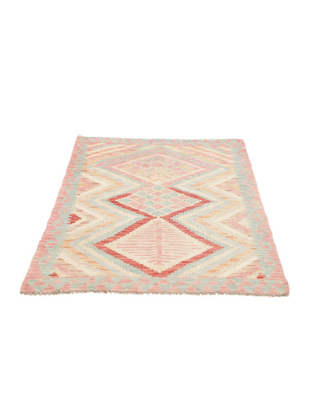 Hand Made Rug Kilim Afghanistan 98x139 Pink Lig