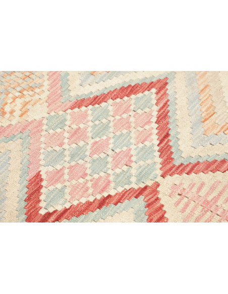 Hand Made Rug Kilim Afghanistan 98x139 Pink Lig