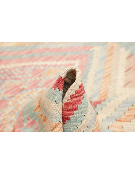Hand Made Rug Kilim Afghanistan 98x139 Pink Lig