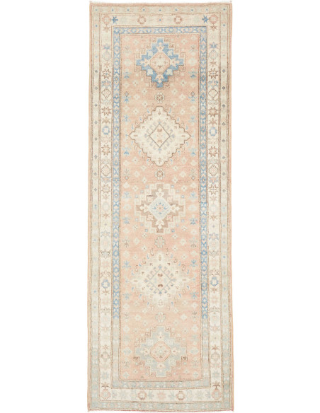 Hand Made Rug Kazak Afghanistan 75x208 Powder P