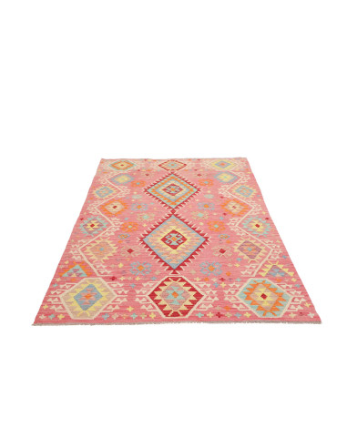 Hand Made Rug Kilim Afghanistan 152x202 Pink Li
