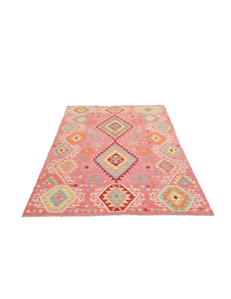 Hand Made Rug Kilim Afghanistan 152x202 Pink Li