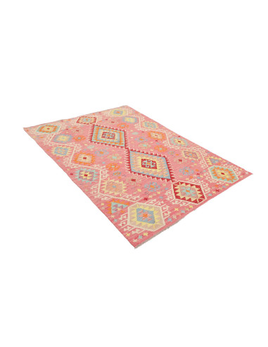 Hand Made Rug Kilim Afghanistan 152x202 Pink Li