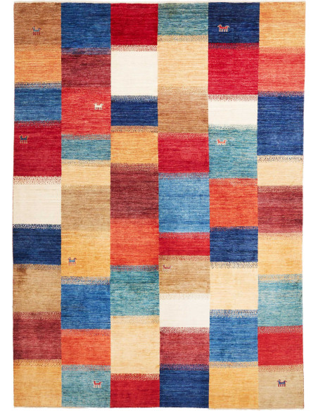 Hand Made Rug Mosaic Pakistan 243x337 Multicolo