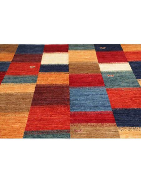 Hand Made Rug Mosaic Pakistan 243x337 Multicolo