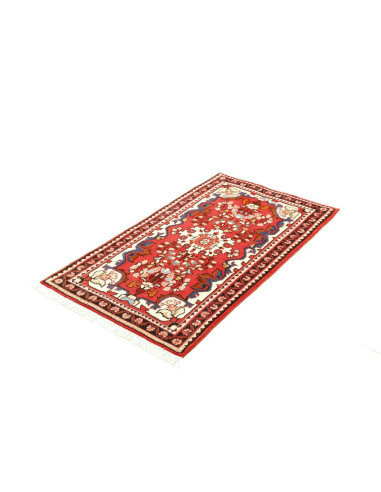 69x121 Cm Handmade Rug, Central Medallion, Floral Design