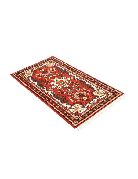 69x121 Cm Handmade Rug, Central Medallion, Floral Design