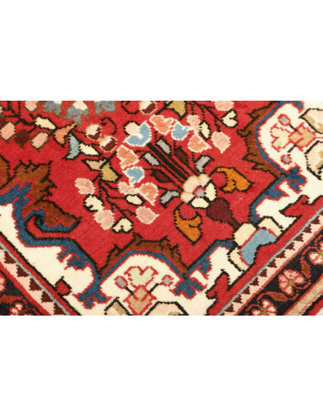 69x121 Cm Handmade Rug, Central Medallion, Floral Design